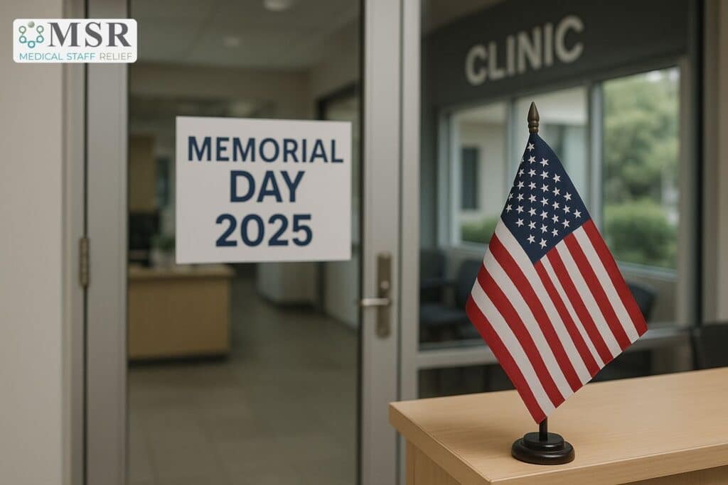 Trump Memorial Day Message 2025 the flag of United States