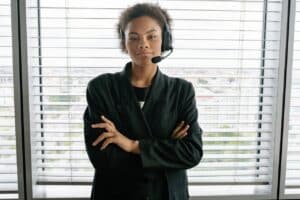 what does a virtual assistant do crossing arms