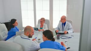 what is a virtual medical scribe a meeting of doctors