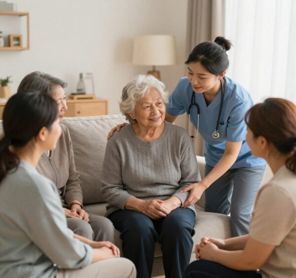 women doing long time care