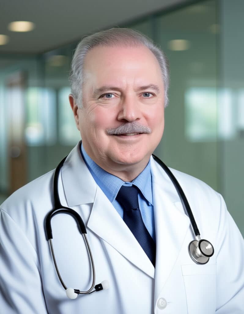 medical staff relief Dr. Ricardo Abraham the CEO