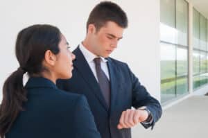 virtual patient care coordinator Business professionals in formal attire discussing plans