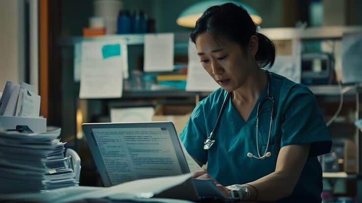 Medical Attendant doing multi task