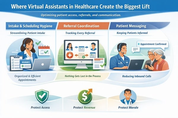 Virtual assistants biggest lift